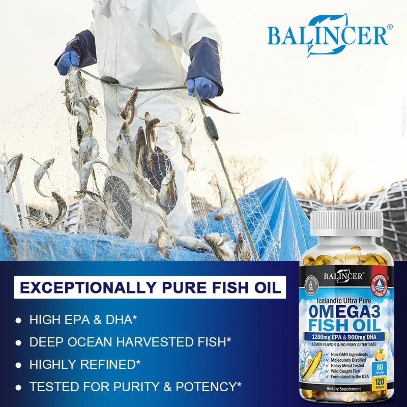 Heart Brain Health Omega-3 Supplement