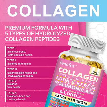 Collagen Biotin Keratin Vitamin Supplement