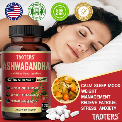 Ashwagandha Turmeric Energy Support Capsules