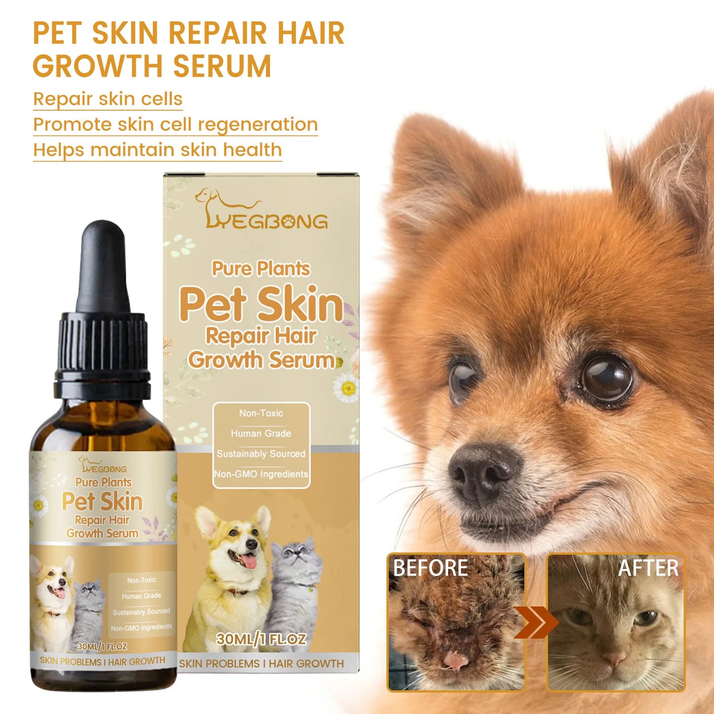 Pet Hair Conditioner with Natural Repair