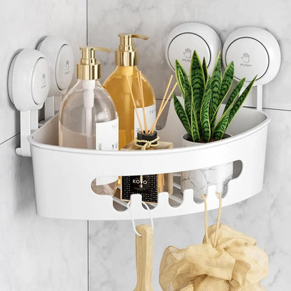 No-Drill Removable Shower Basket