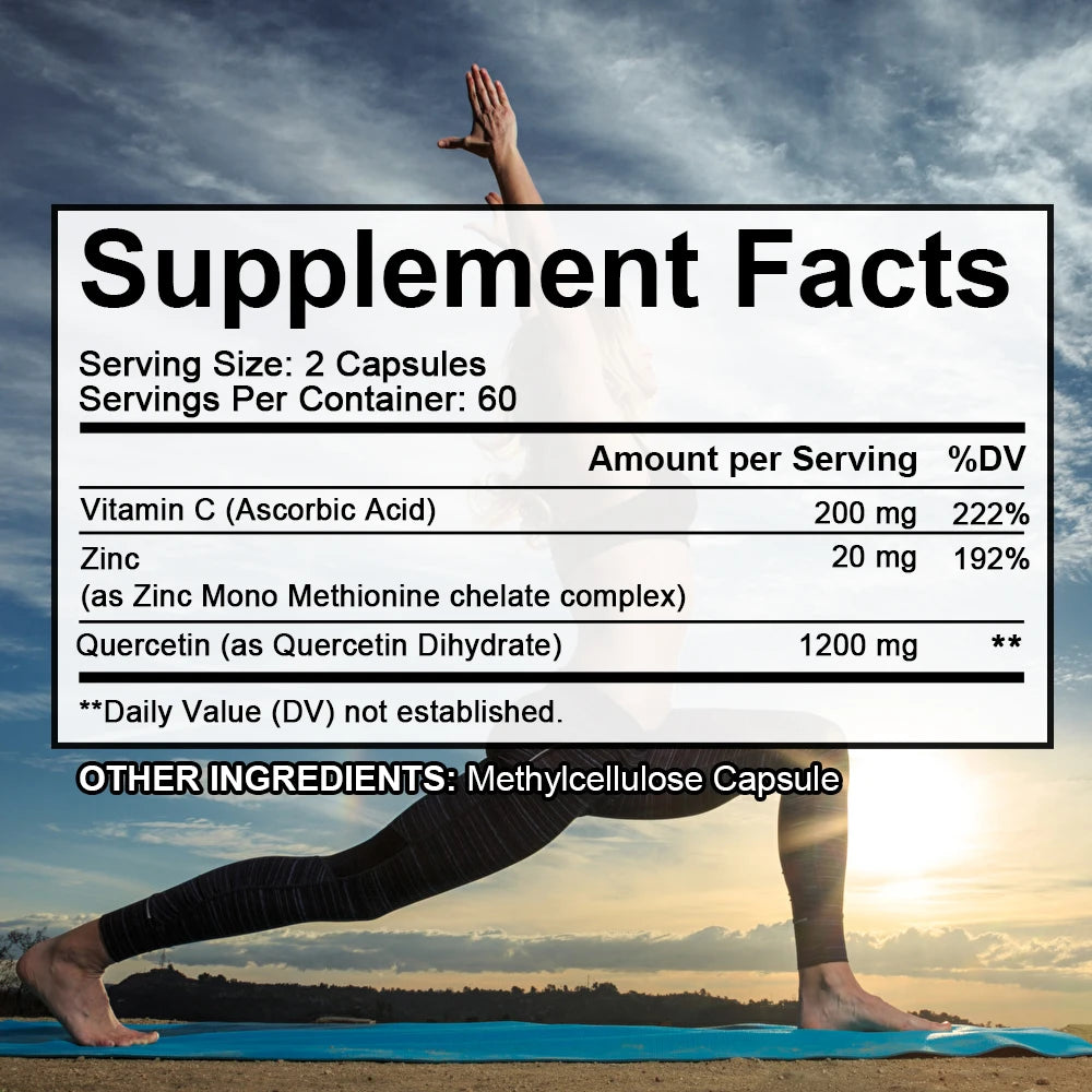 All-Natural Vitamin Supplement with Quercetin