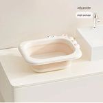Portable Baby Silicone Washbasin with Foldable Design