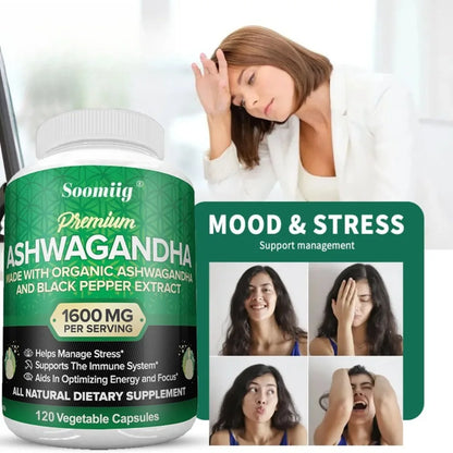 Organic Ashwagandha Black Pepper Capsules