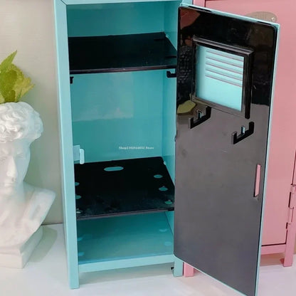 Pink Iron Cosmetic Organizer Rack
