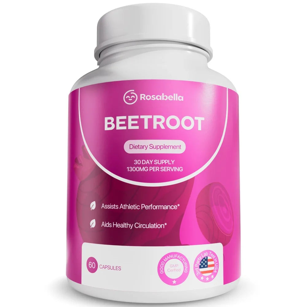 Organic Beetroot Energy Support Capsules