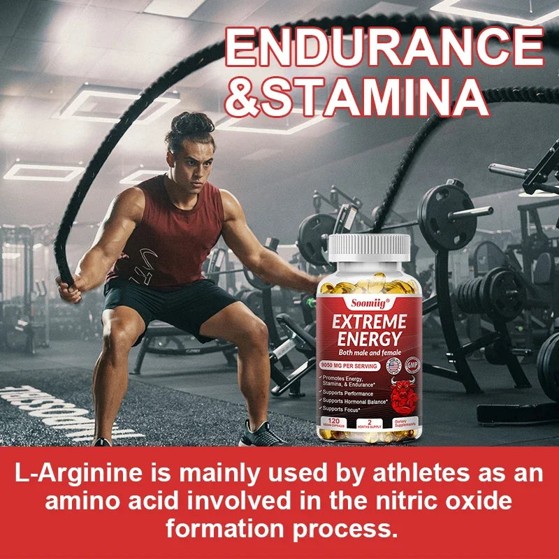 Pure Organic Ginseng Energy Booster Capsules