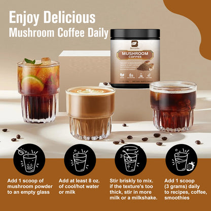 Organic Lion’s Mane Mushroom Coffee