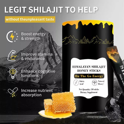 Himalayan Shilajit Honey Energy Sticks
