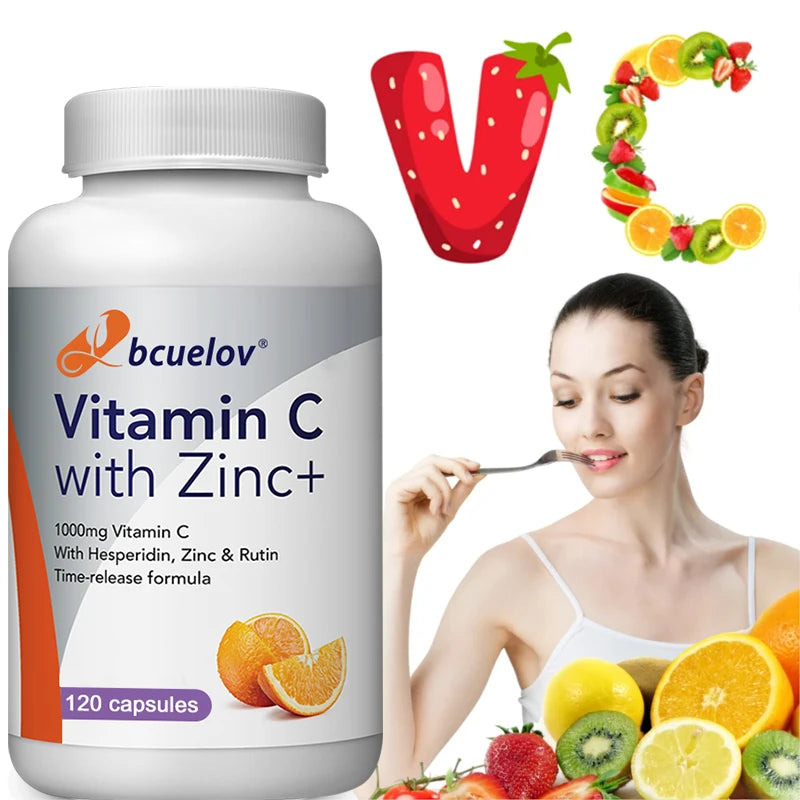 Vitamin C Zinc for Energy & Wellness