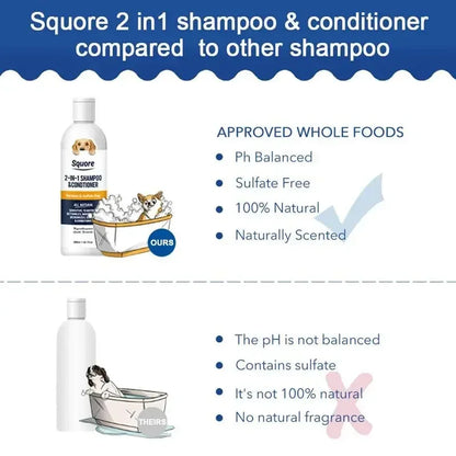 Dog Shampoo Natural Moisturizing Sensitive Skin