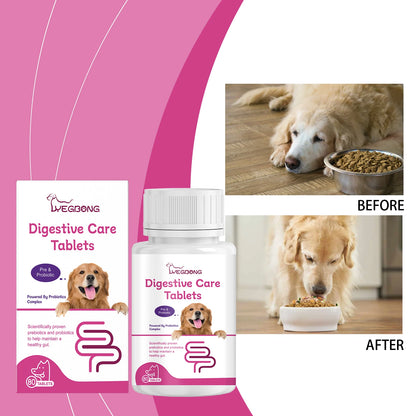 Natural Dog Probiotic Health Tablets