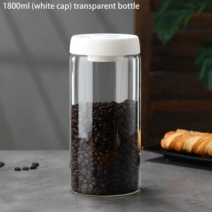 Airtight Coffee Bean Glass Jar