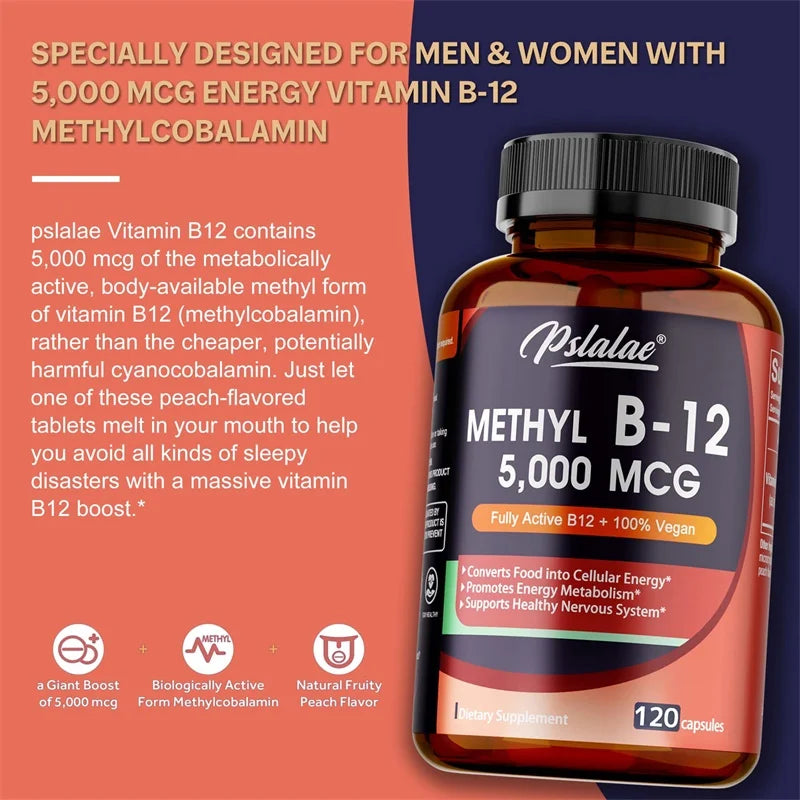 Vitamin B12 Brain and Energy Supplement