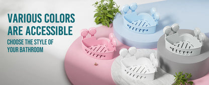 No-Drill Removable Shower Basket