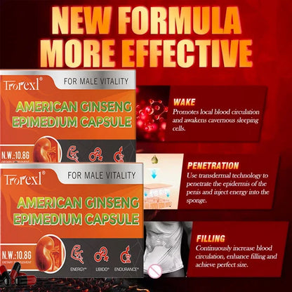 Organic Epimedium Ginseng Capsules