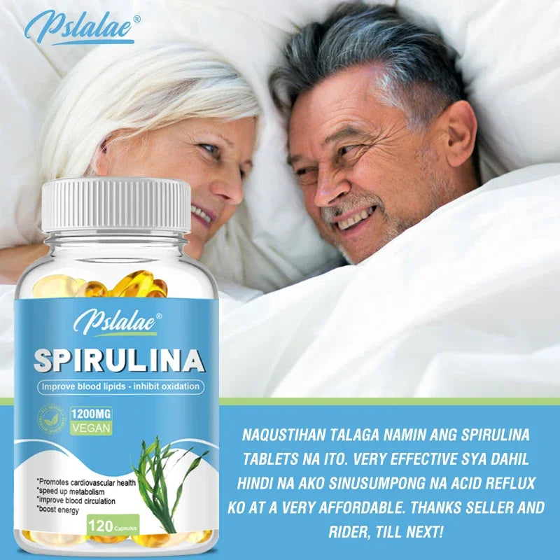 Organic Spirulina Immune Support Capsules