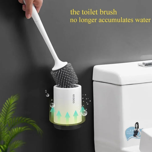 Bathroom Quick Drain Toilet Brush