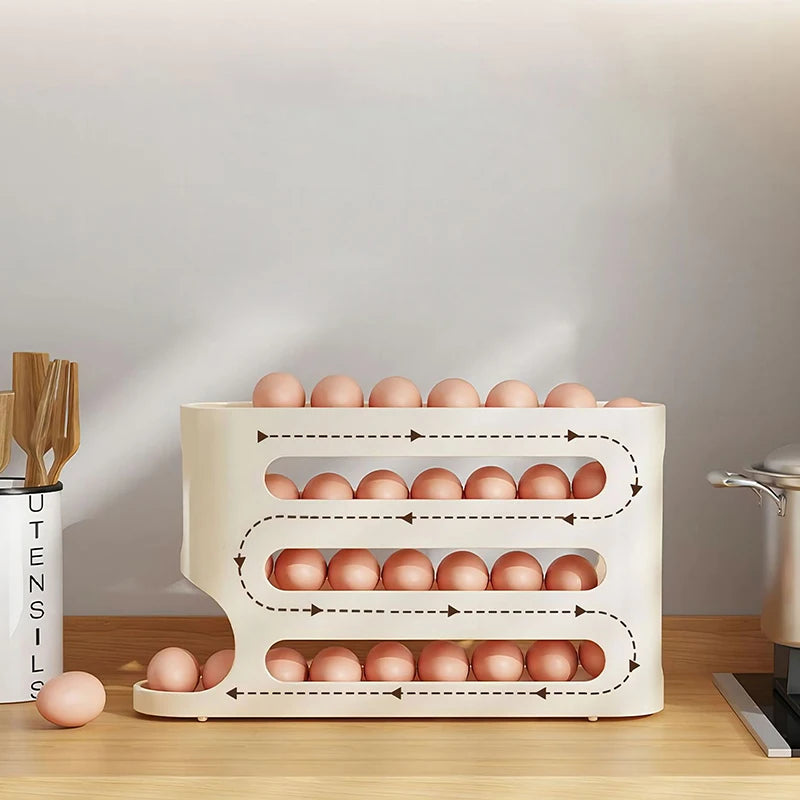 Automatic Rolling Egg Storage Box