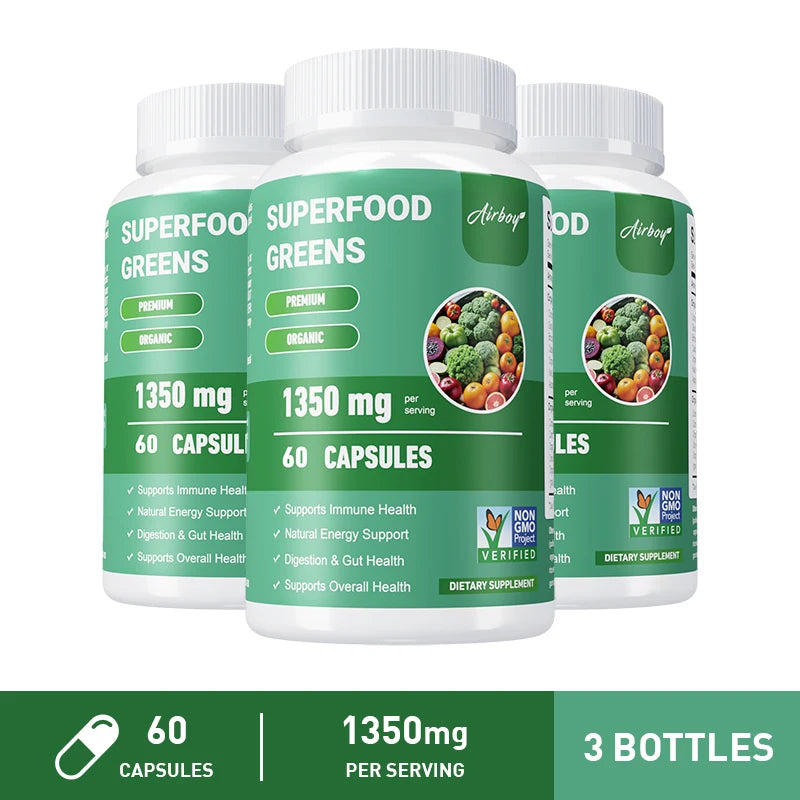 Superfood Greens Energy and Immunity Supplement