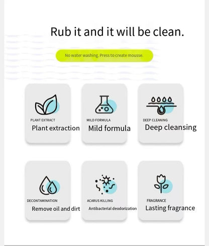 Natural Pet Dry Cleaning Foam