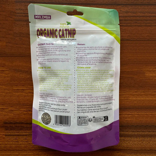 Organic Cat Toy Natural Mint Flavor