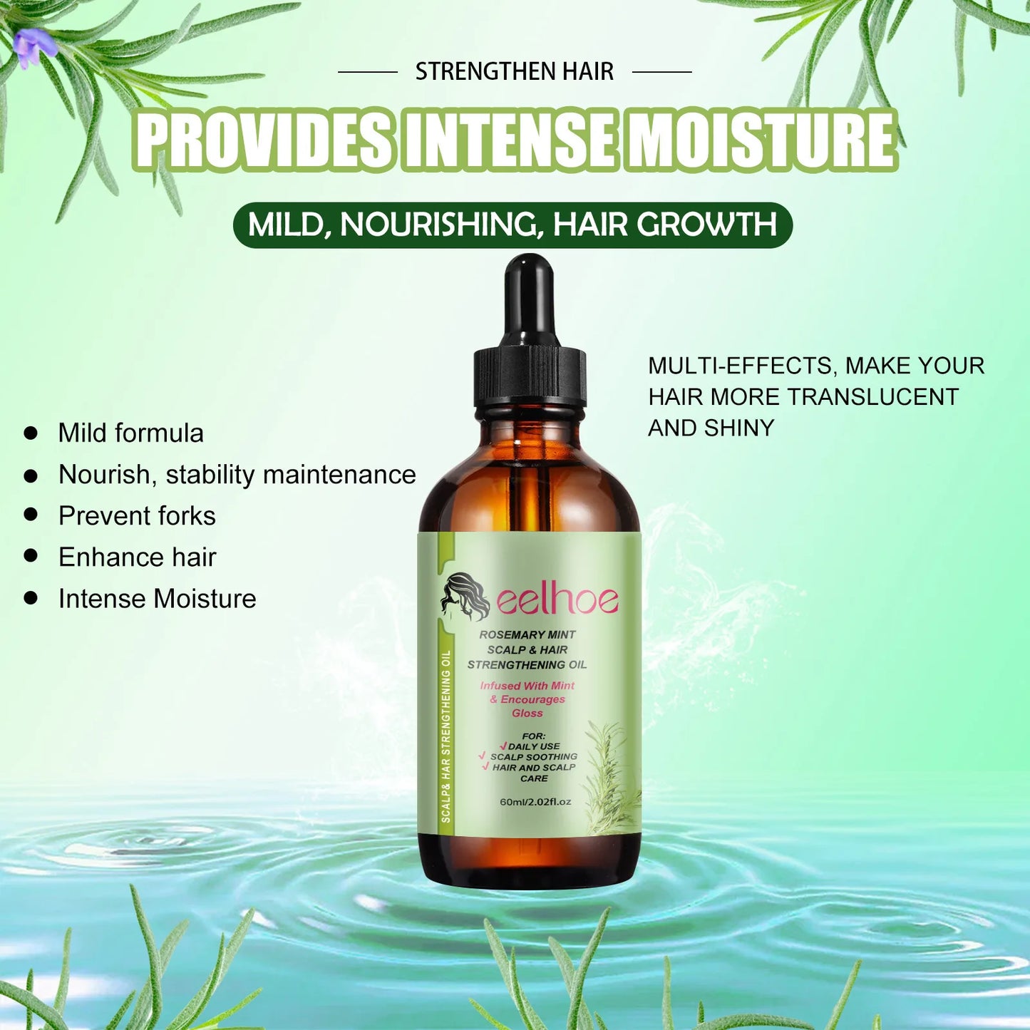 Professional Natural Hair Growth Rosemary Oil