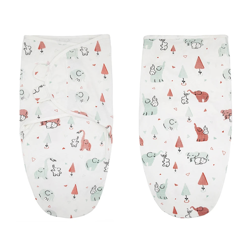Newborn Baby Sleeping Bag with Cartoon Elephant