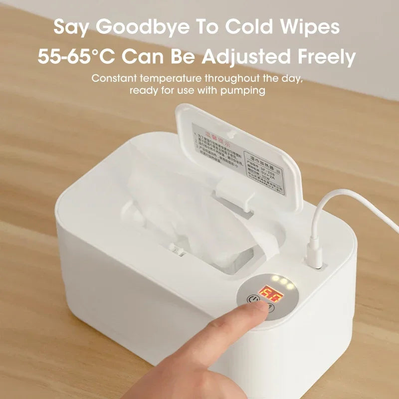 Portable Baby Wipe Warmer with LED Display