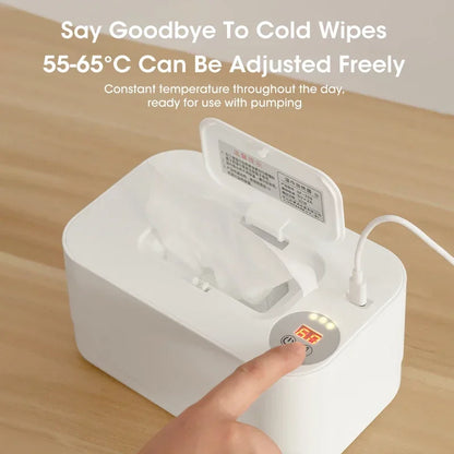 Portable Baby Wipe Warmer with LED Display