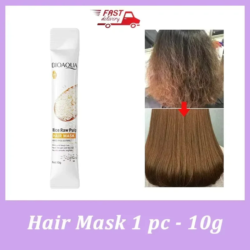 Natural Rice Keratin Hair Repair Mask