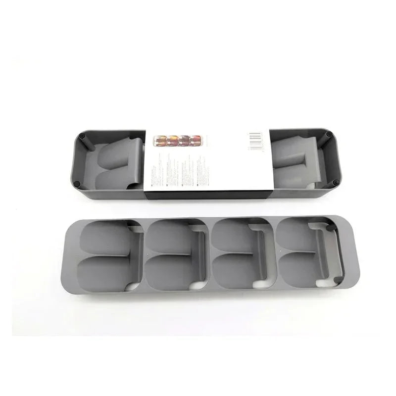 8-Grid Kitchen Spice Rack Organizer