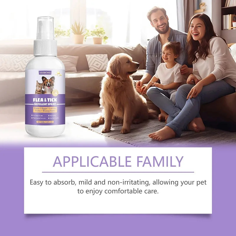 Natural Pet Flea Mite Spray