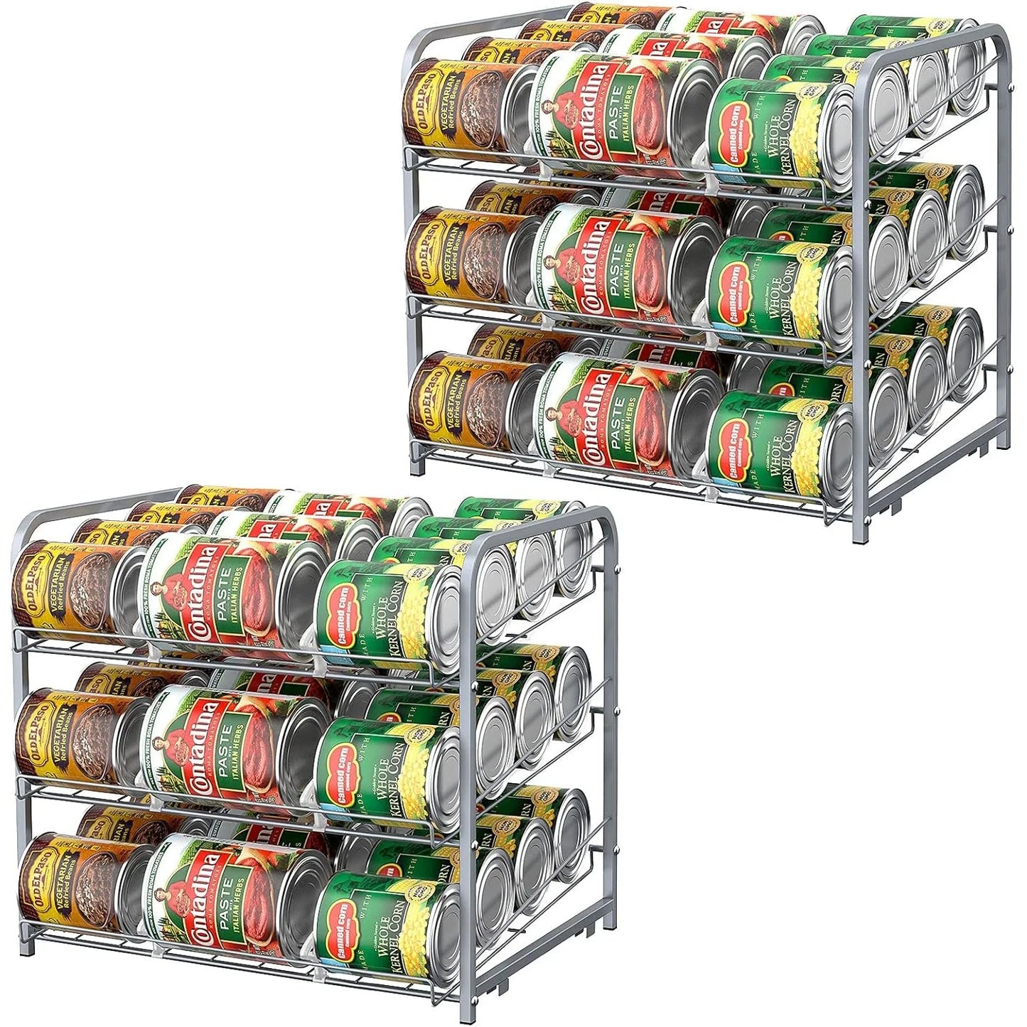 Stackable Can Storage Organizer Rack