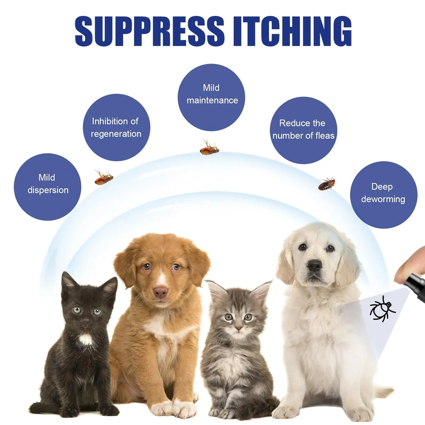 Natural Pet Flea Tick Spray