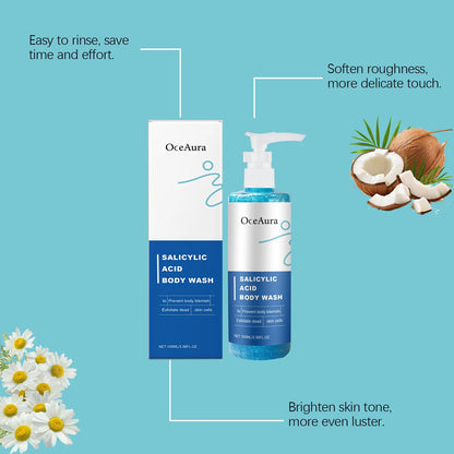 OceAura Salicylic Acid Keratin Shower Gel