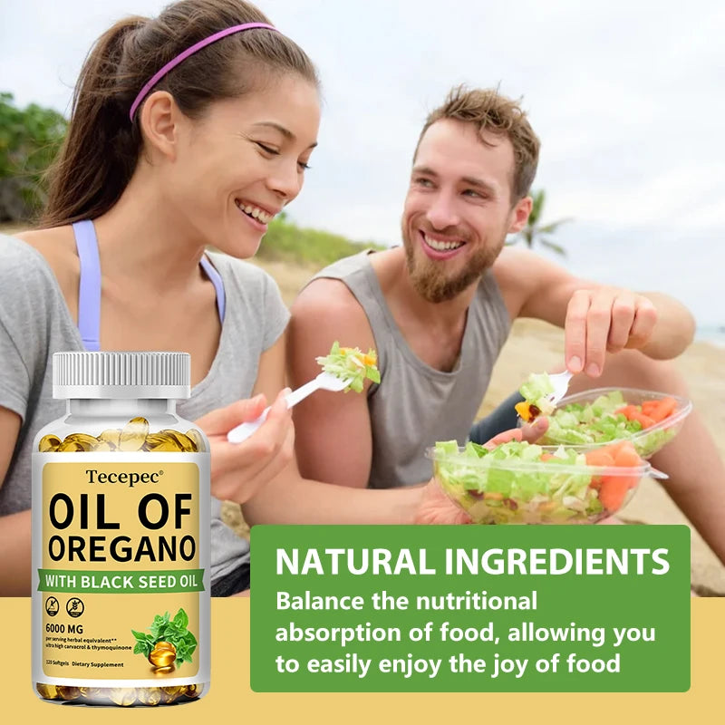 Oregano Black Seed Health Supplement