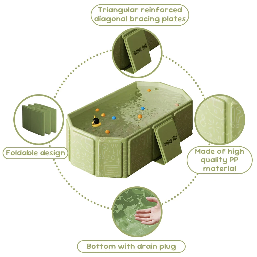 Baby Bathtub with Drain