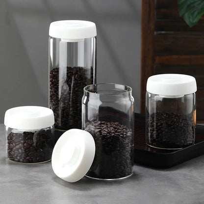 Airtight Coffee Bean Glass Jar