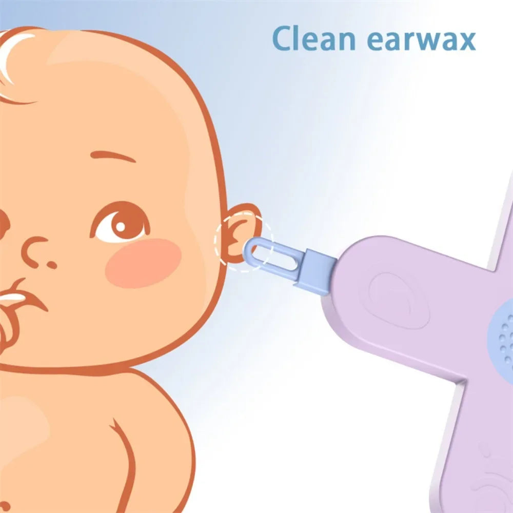 Baby Nasal and Ear Cleaning Kit with Tweezers