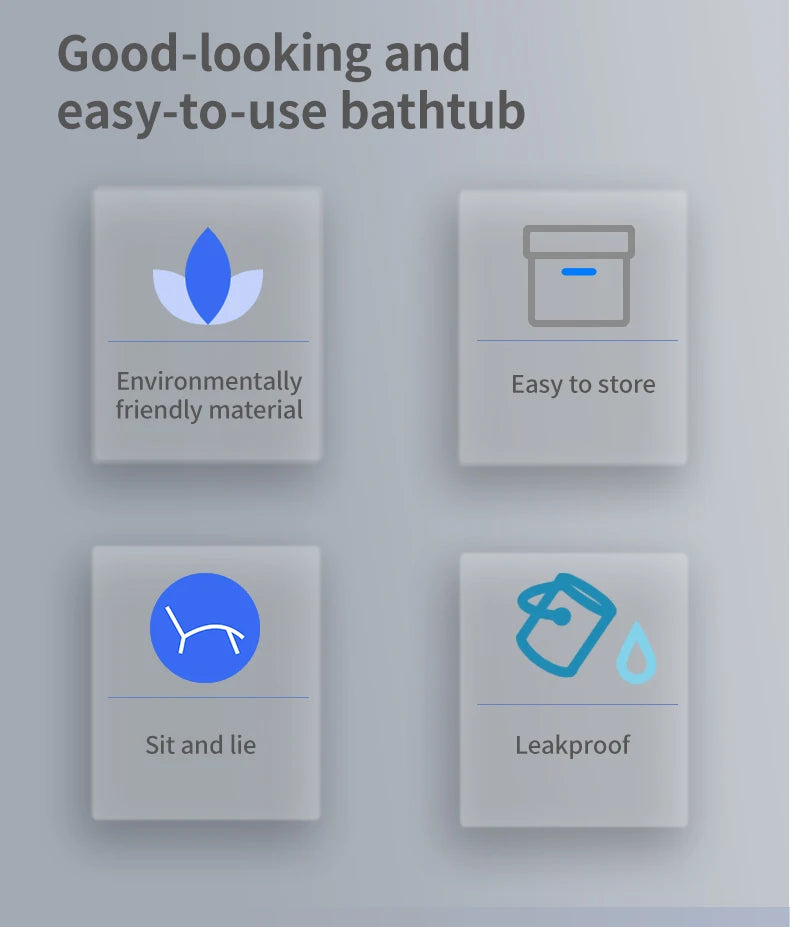 Children’s Outdoor Inflatable Bathtub