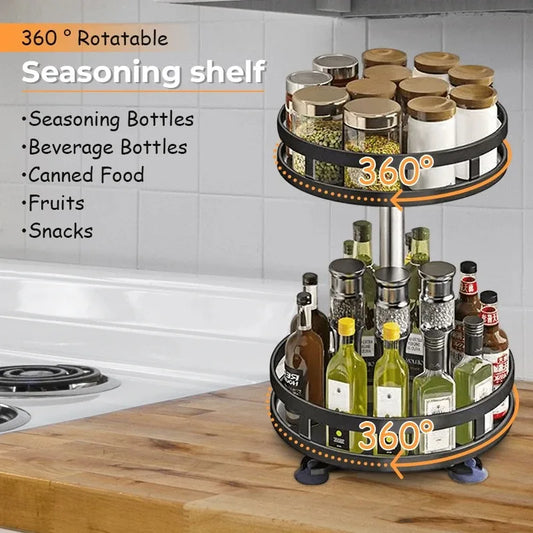Rotating Pantry Spice Rack