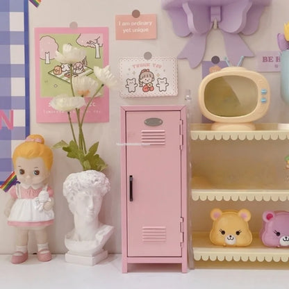 Pink Iron Cosmetic Organizer Rack