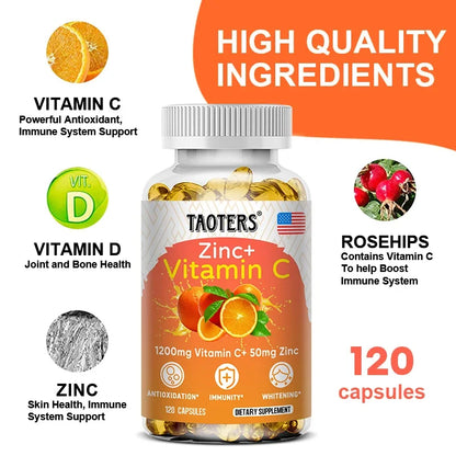 Taoters Vitamin C + Zinc Immune Support