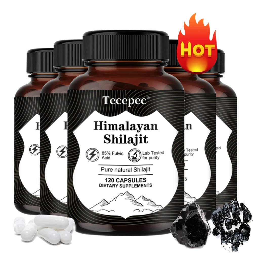 Natural Himalayan Shilajit Energy Capsules