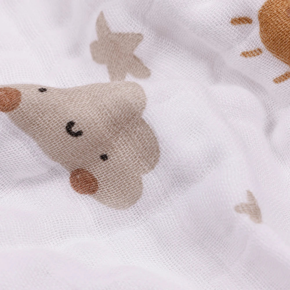 Kangobaby Bamboo Cotton Newborn Towel Set