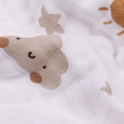 Kangobaby Bamboo Cotton Newborn Towel Set