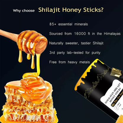 Himalayan Shilajit Honey Energy Sticks