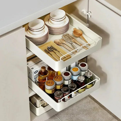 Slide Rail Kitchen Organizer