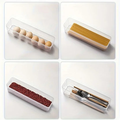 Clear Plastic Storage Container Set